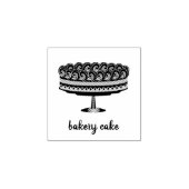 Bakkerij met schroefmakerij rubberstempel (Afrduk)