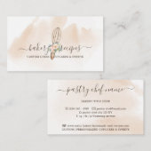 bakkerij met whiskyhandtekeningen visitekaartje (Voorkant / Achterkant)