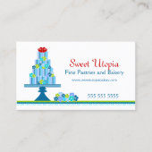 Bakkerij met zoete koekjes visitekaartje (Voorkant)