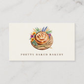 Bakkerij Modern Waterverf Brood Visitekaartje (Voorkant)