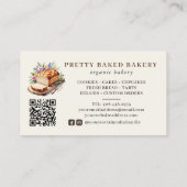 Bakkerij Modern Waterverf Brood Visitekaartje (Achterkant)