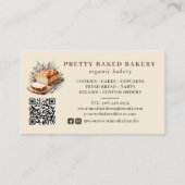 Bakkerij Modern Waterverf Brood Visitekaartje (Achterkant)