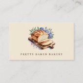 Bakkerij Modern Waterverf Brood Visitekaartje (Voorkant)