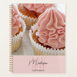 Bakkerij Monogram Logo Foto Roze Planner