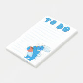 Bakkerij-monster voor dodeblocnote post-it® notes (Schuin)