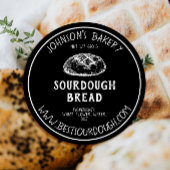 Bakkerij naam Sourdough Brood Loaf Label