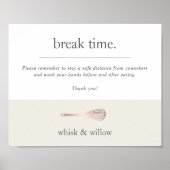 Bakkerij of kraamruimte voor katachtigen/Keukenspo Poster (Voorkant)