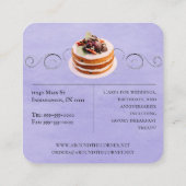 Bakkerij | PAARS VISITEKAARTJE (Achterkant)