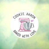 Bakkerij Pastakaas Druppels Koekje Ruitstickers Raamsticker (Vel 3)