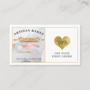 Bakkerij Pastry Chef Baker Kortingskaart Kortingskaartje