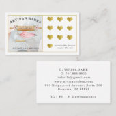 Bakkerij Pastry Chef Baker Loyalty-Kaart Klantenkaartje (Voorkant / Achterkant)