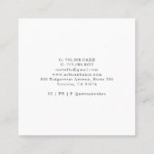 Bakkerij Pastry Chef Bakers Visitekaartje (Achterkant)