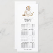 Bakkerij Pastry Chef Baking Utensiemenu Prijslijst Menu (Voorkant / Achterkant)