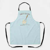 Bakkerij Pastry Chef Baking Utensil Whisky Blauw Schort (Voorkant)