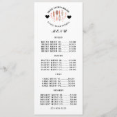 Bakkerij Pastry Chef Baking Utensils bedrijf Menu (Voorkant)