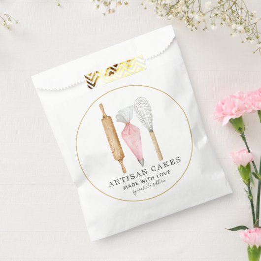 Bakkerij Pastry Chef Baking Utiers Bedankzakje (Gezegeld)