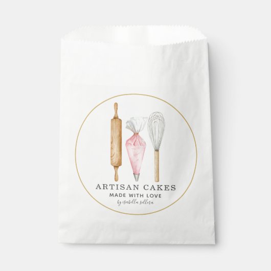 Bakkerij Pastry Chef Baking Utiers Bedankzakje (Voorkant)