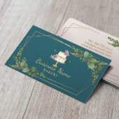 Bakkerij Pastry Chef botanische zoete Cake Blauwgr Visitekaartje