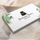 Bakkerij Pastry Chef Cake Elegant Botanische Folia Visitekaartje