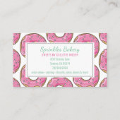 Bakkerij Pastry Chef Catering Sprinkle Donuts Visitekaartje (Achterkant)