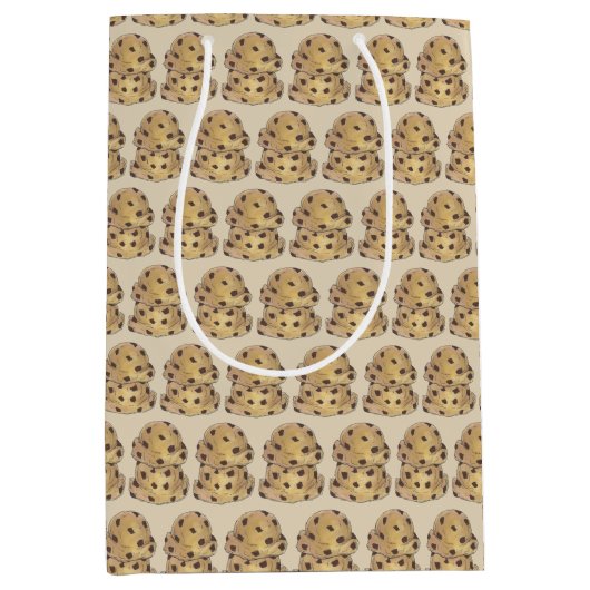 Bakkerij Pastry Chef Chocolade Chip Cookie Deeg Medium Cadeauzakje (Voorkant)