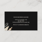 Bakkerij Pastry Chef Creative Cake Makers Waterver Visitekaartje (Achterkant)