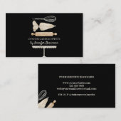 Bakkerij Pastry Chef Creative Cake Makers Waterver Visitekaartje (Voorkant / Achterkant)