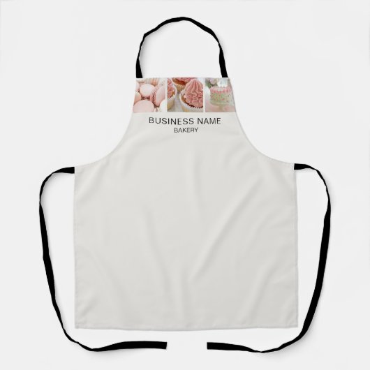 Bakkerij Pastry Chef Custom Photo Business Schort (Voorkant)