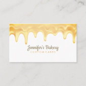 Bakkerij Pastry Chef Driving Honey Visitekaartje (Voorkant)