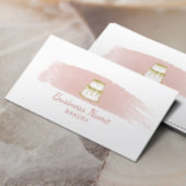 Bakkerij Pastry Chef Gold Cake Logo Blush Waterver Visitekaartje