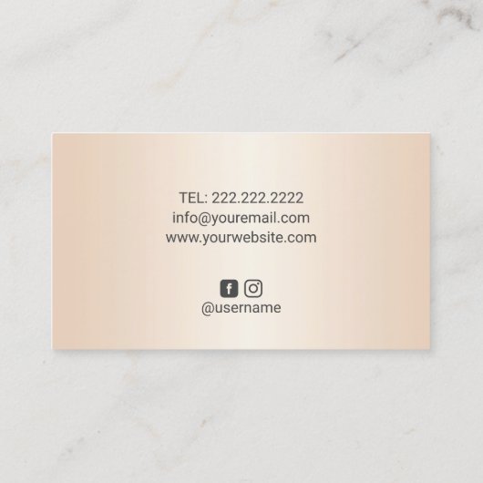 Bakkerij Pastry Chef Gold Driving Cake Ivory Visitekaartje (Achterkant)