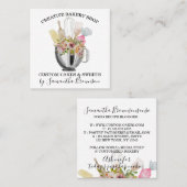 Bakkerij Pastry Chef Kitchen Utiers Best Vierkante Visitekaartje (Voorkant / Achterkant)