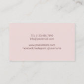 Bakkerij Pastry Chef Knife Modern Gold Glitter Dri Visitekaartje (Achterkant)