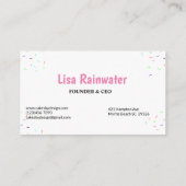 Bakkerij Pastry Chef Visitekaartje (Achterkant)