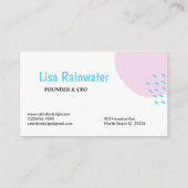 Bakkerij Pastry Chef Visitekaartje (Achterkant)