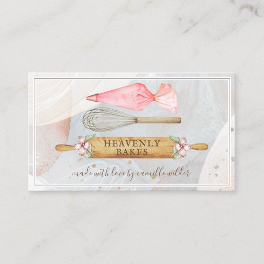 Bakkerij Pastry Chef Visitekaartje (Voorkant)