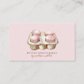 Bakkerij Pastry Chef Waterverf Baker Visitekaartje (Voorkant)