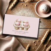 Bakkerij Pastry Chef Waterverf Baker Visitekaartje