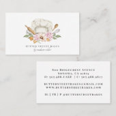 Bakkerij Pastry Chef Waterverf Chef Pet Visitekaartje (Voorkant / Achterkant)