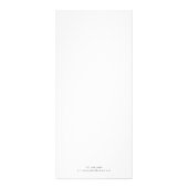 Bakkerij Pastry Chef Waterverf Floral Rolling Pin Reclamekaart (Achterkant)