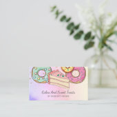 Bakkerij Pastry Chef Waterverf Visitekaartje (Staand voorkant)