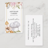 Bakkerij Pastry Chef Waterverf Visitekaartje (Voorkant / Achterkant)