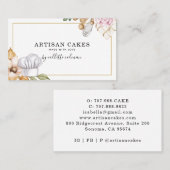 Bakkerij Pastry Chef Waterverf Visitekaartje (Voorkant / Achterkant)