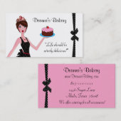 Bakkerij Pastry DIVAlicious Visitekaartjes (Voorkant / Achterkant)