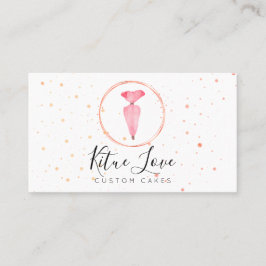 Bakkerij Pastry Patisserie Pink Cake Visitekaartje