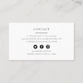 Bakkerij / Patisserie Macaron Visitekaartje (Achterkant)