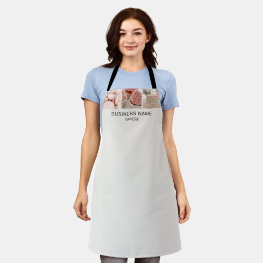 Bakkerij Patissier Aangepaste Foto Zakelijke Schort (Gedragen)