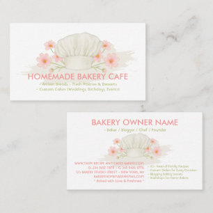 Bakkerij Patissier in Pastelkleuren Visitekaartje