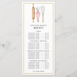 Bakkerij Patissier Waterverf Bakbenodigdheden Menu