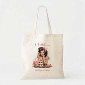 Bakkerij Pin-Up Girl Taarten en gebak Tote Bag (Voorkant)